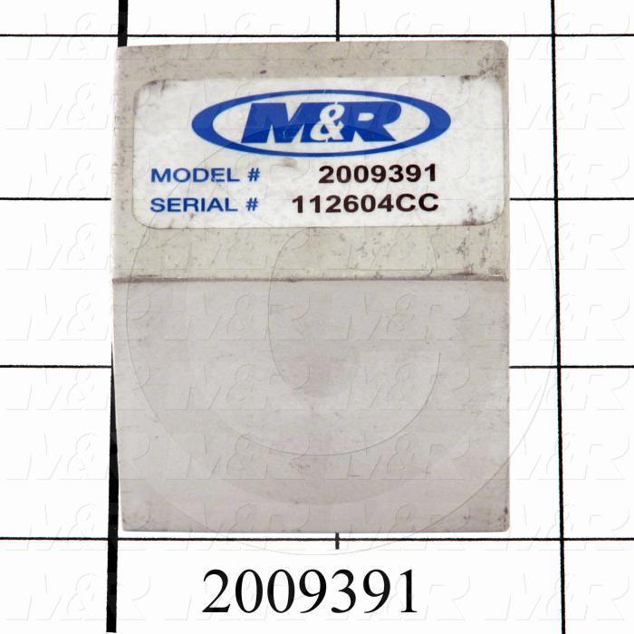 Air Cylinders, Rod Type, Standard NFPA, Double Acting Model, 1 3/8" Bore, 7/16" Stroke, Squeegee Clamp Function