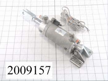 Air Cylinders, Rod Type, Standard NFPA, Double Acting Model, 2" Bore, Urethane Bumper, Bed Lock Function