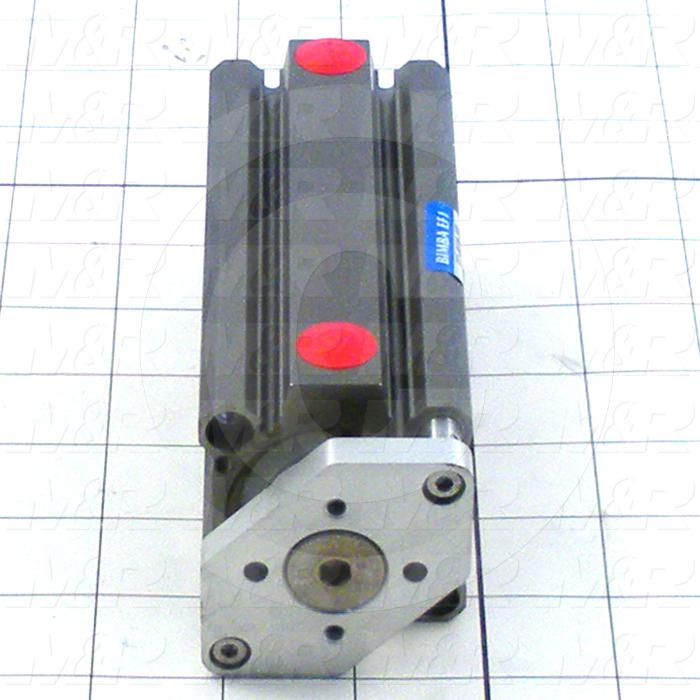Air Cylinders, Single Rod Non-Rotating Type, Standard NFPA, Double Acting Model, 40 mm Bore, 100 mm Stroke, Rubber Bumper