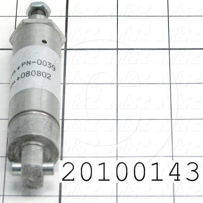 Air Cylinders, Single Rod Type, Standard NFPA, 1/4-28 UNF Rod Thread, Single Acting Model, 3/4" Bore, 1" Stroke