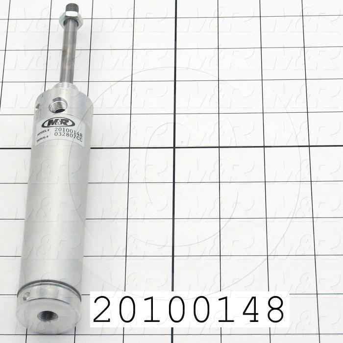 Air Cylinders, Single Rod Type, Standard NFPA, 5/16-24 UNF Rod Thread, Double Acting Model, 1 1/16" Bore, 2" Stroke