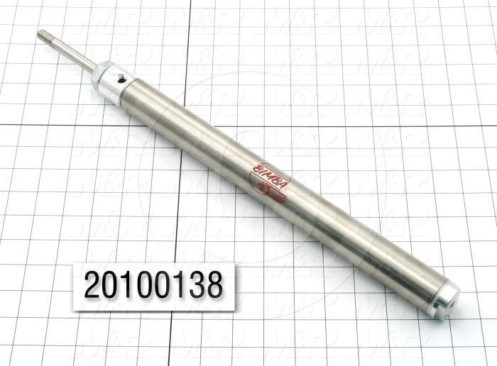 Air Cylinders, Single Rod Type, Standard NFPA, 7/16-20 UNF Rod Thread, 1 1/4" Bore, 12" Stroke