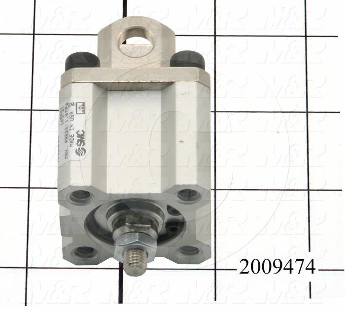 Air Cylinders, Square Rod Cylinder Type, M6 X 1.25 Rod Thread, Double Acting Model, 25 mm Bore, 10 mm Stroke