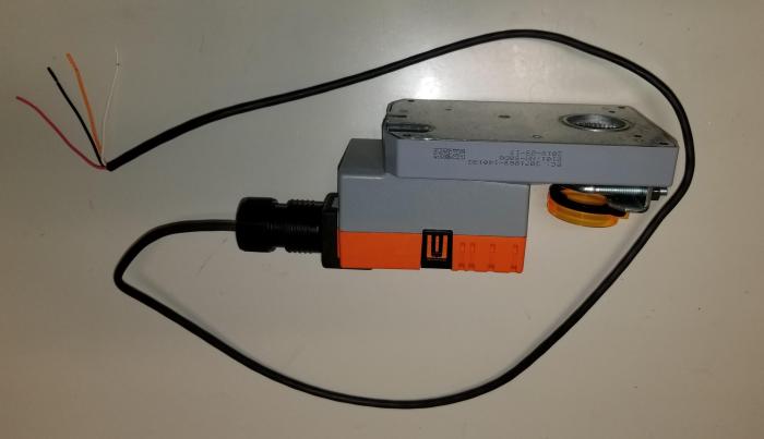 Air Damper Actuator, MFT/Programmable, 24V AC/DC, 70 IN-LB, Non-Spring Return