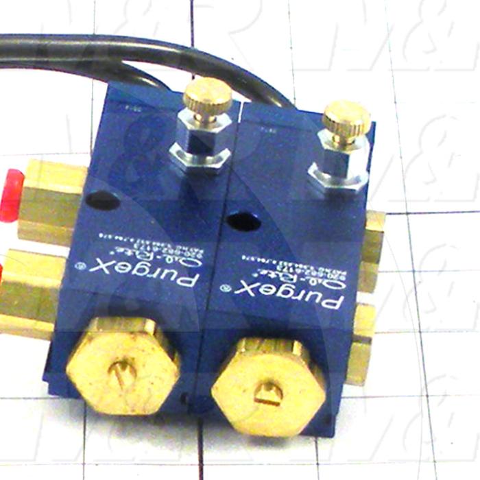 Air Injector Pump, 2 Pump(s) in the Unit, 2 Feeds, 3.25 in. Width, 4.09 in. Length, 40.00 psi Inlet Air Pressure Min., 120.00 psi Inlet Air Pressure Max.