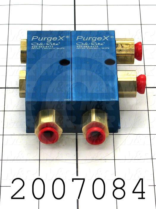 Air Injector Pump, 2 Pump(s) in the Unit, 2 Feeds, 3.25 in. Width, 4.09 in. Length, 40.00 psi Inlet Air Pressure Min., 120.00 psi Inlet Air Pressure Max.