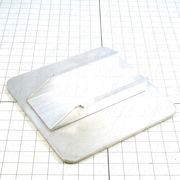 Aluminum Pallets, Width 10.00 in., Length 10.00 in.