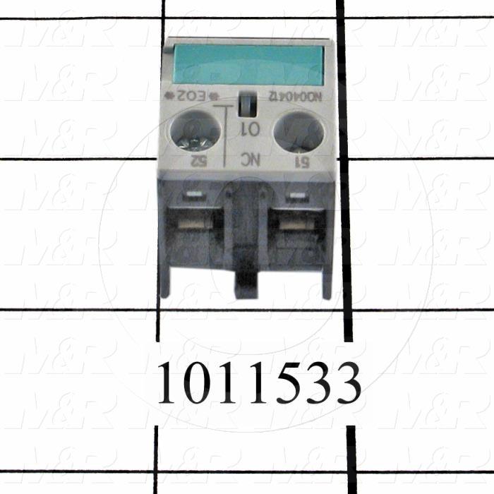 Aux Contact for Contactor, 1 Pole, 1 NC