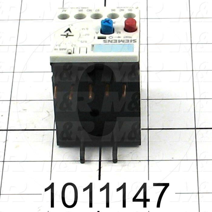 Aux Contact for Overload, 1 NO, 1 NC, 1.5A Minimum Current, 6A Maximum Current