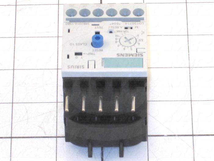 Aux Contact for Overload, 2 Poles, 1 NO, 1 NC, 3A Minimum Current, 12A Maximum Current