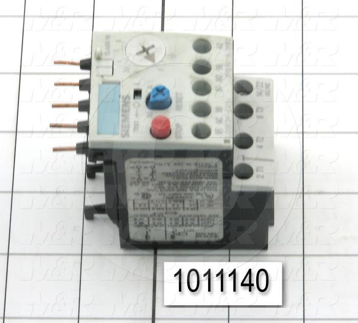 Aux Contact for Overload, 2 Poles, 1 NO, 1 NC, 3A Minimum Current, 12A Maximum Current
