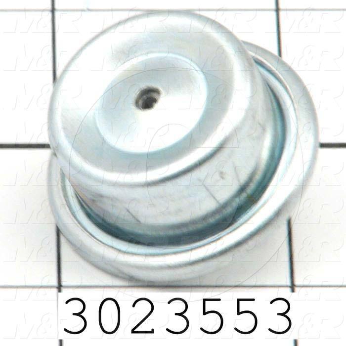 Ball Transfer, Type : Press Fit, Ball Diameter 0.625", Ball Material Steel, Housing Material : Steel, Housing Diameter 1.218", Height 1.31 in., Load Capacity 132 lbs