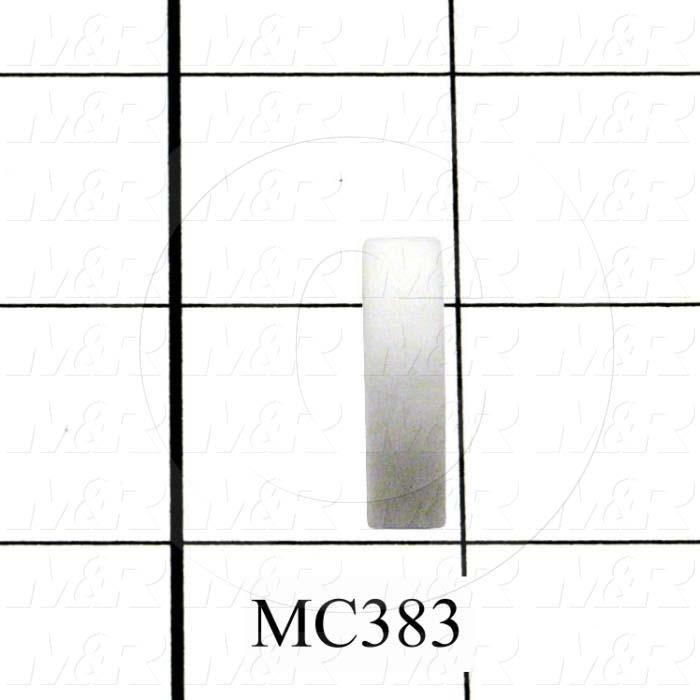 Bearings, 0.352" Inside Diameter, 1.024" Outside Diameter, 0.281" Width, Used on MC182 & MC211 Assembly, Virgin Teflon Material