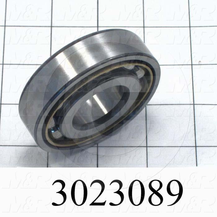 Bearings, Angular Contact, 30mm Inside Diameter, 72 mm Outside Diameter, 19 MM Width, Open, Steel Material