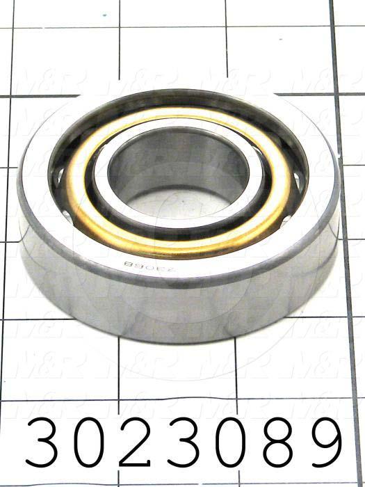 Bearings, Angular Contact, 30mm Inside Diameter, 72 mm Outside Diameter, 19 MM Width, Open, Steel Material