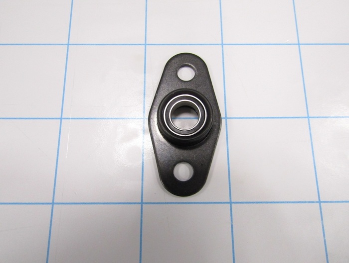 Bearings, Flange, 8 mm Inside Diameter, 6.8 mm Width, Sealed, Steel Material