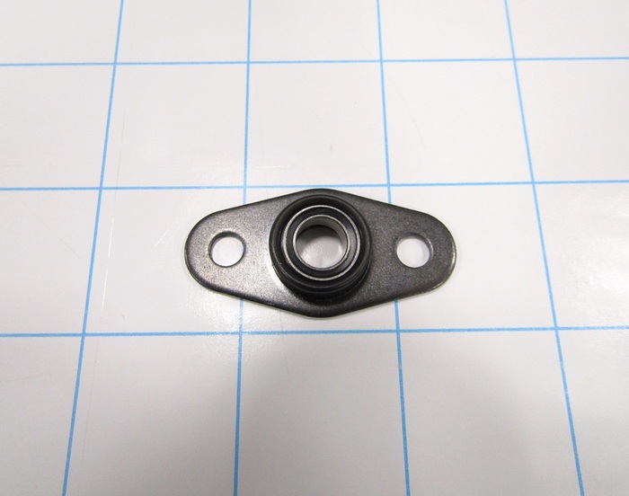 Bearings, Flange, 8 mm Inside Diameter, 6.8 mm Width, Sealed, Steel Material