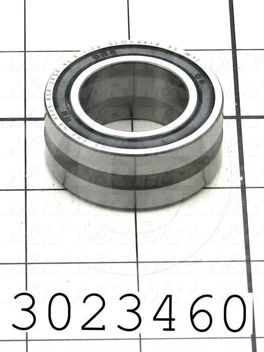 Bearings, Needle Roller, 25 mm Inside Diameter,  42 mm Outside Diameter, 18 mm Width, Double Sealed, Steel Material