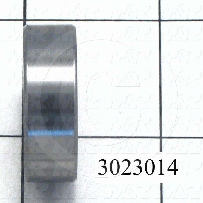Bearings, Radial Ball, 0.38 in. Inside Diameter, 1.125" Outside Diameter, 0.375 in. Width, Double Shielded, Steel Material