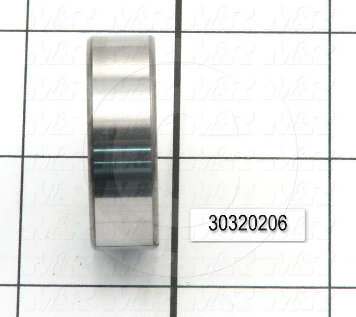 Bearings, Radial Ball, 0.563" Inside Diameter, 1.375" Outside Diameter, 0.44" Width, Double Shielded, Steel Material