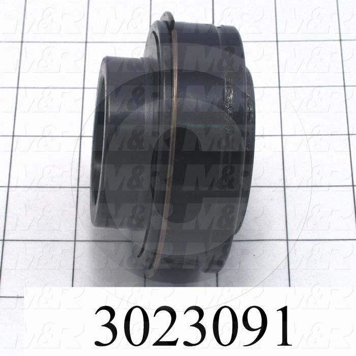 Bearings, Radial Ball with Snap Ring, 1.75 in. Inside Diameter, 85 mm Outside Diameter, 1.94" Width, Double Sealed, Single Row, Steel Material