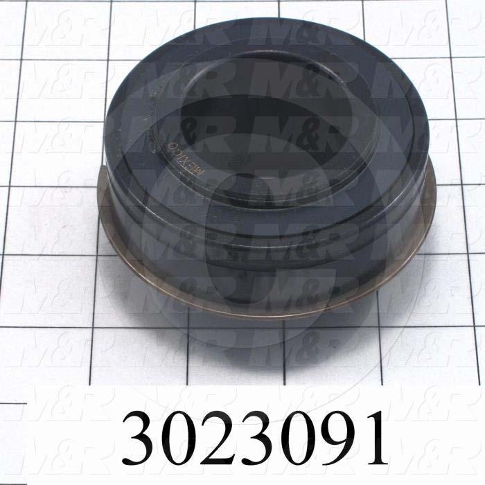 Bearings, Radial Ball with Snap Ring, 1.75 in. Inside Diameter, 85 mm Outside Diameter, 1.94" Width, Double Sealed, Single Row, Steel Material