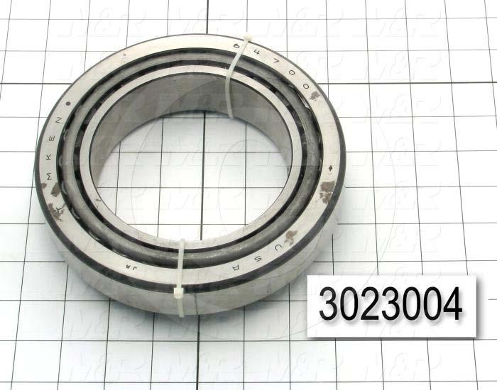 Bearings, Taper Roller Cup, 7.00" Outside Diameter, 1.18" Width, Works with Part # 3023005