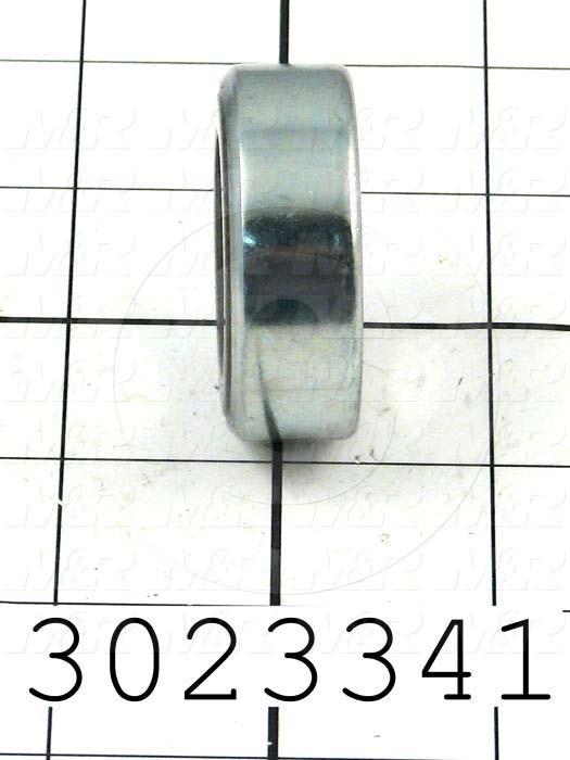 Bearings, Thrust Ball, 1.016" Inside Diameter, 1.75" Outside Diameter, 0.63" Width, Open, Unground, Banded, Series 600, Steel Material