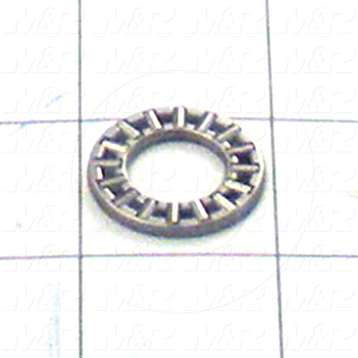 Bearings, Thrust Needle Roller, 0.50 in. Inside Diameter, 0.937" Outside Diameter, 0.0781" Width, Needle Roller Cage Assembly, Works with Part No. 3023459A, Steel Material