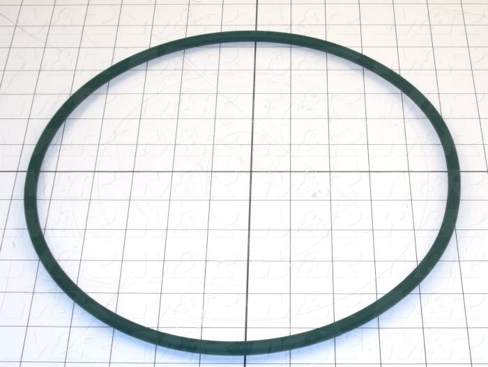 Belts, Round Type, Urethane Material 1, 8mm Size, 33.75" Belt Length, 1 Gal.