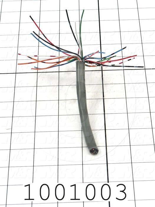 Bulk Cable, 25 Conductors, 22AWG, PVC