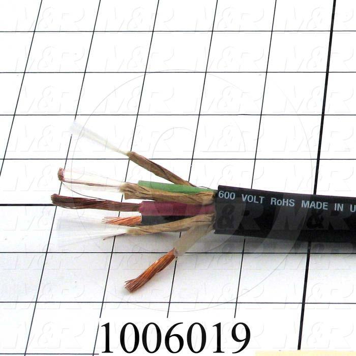 Bulk Cable, 4 Conductors, 10AWG