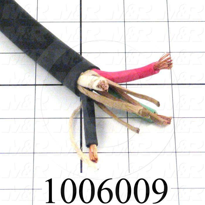 Bulk Cable, 4 Conductors, 8AWG