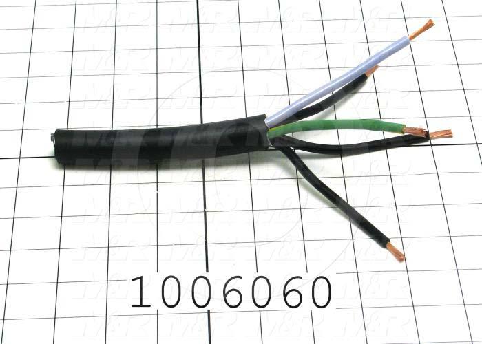 Bulk Cable, 5 Conductors, 10AWG, PVC