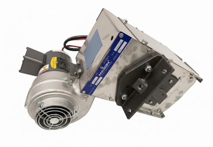 Burner, 6", 400K BTU, With Motor, Without Spark Plug, Without Flame Rod