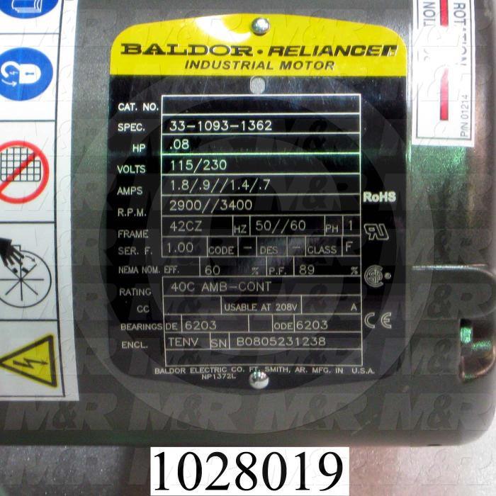 Burner, 6", 400K BTU, With Spark Plug, With Flame Rod