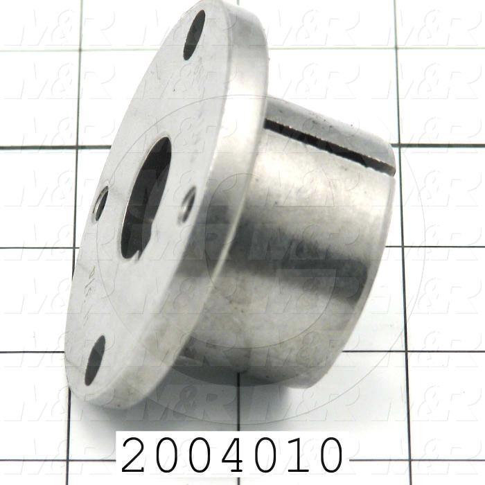 Bushings, Split Taper H Type, 0.75" Bore Size, 1/8"x1/16" Keyseat, 2.50 in. Outside Diameter, 1.25" Height, Steel Material