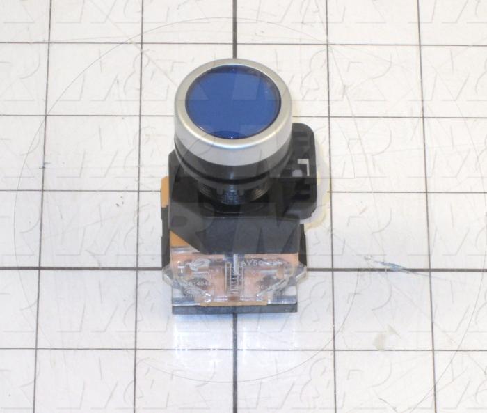 Button, Blue, Use For Printer