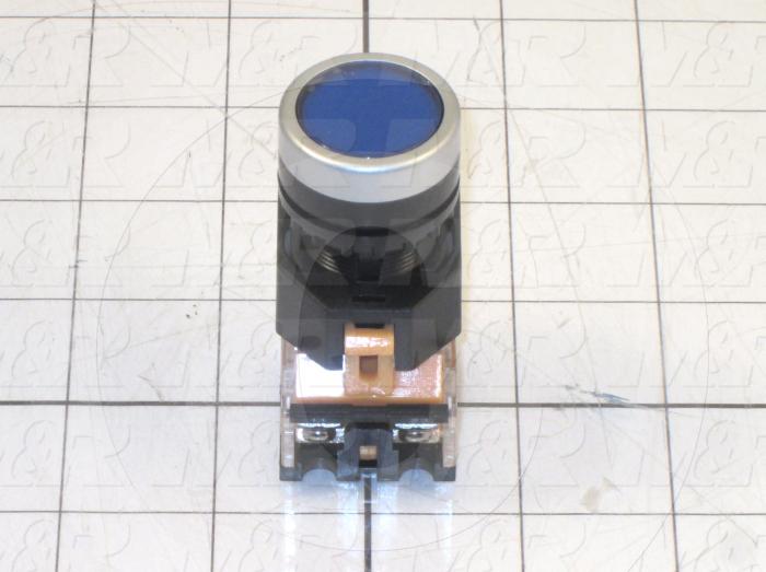 Button, Blue, Use For Printer