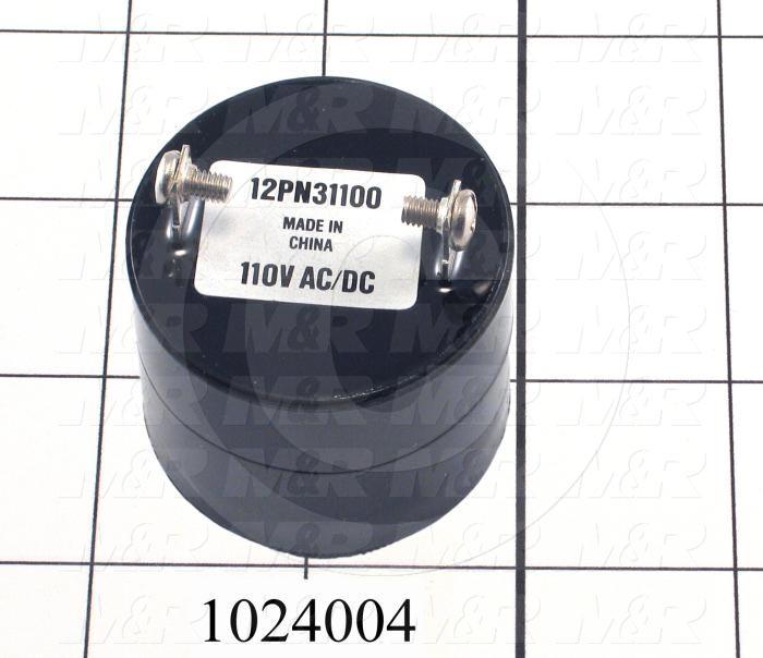 Buzzers, 110VAC, 10mA, 80 (dBA/30cm), Pulse Tone