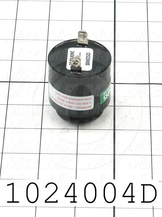 Buzzers, 240VAC, 20mA, 90 (dBA/30cm), Single Tone