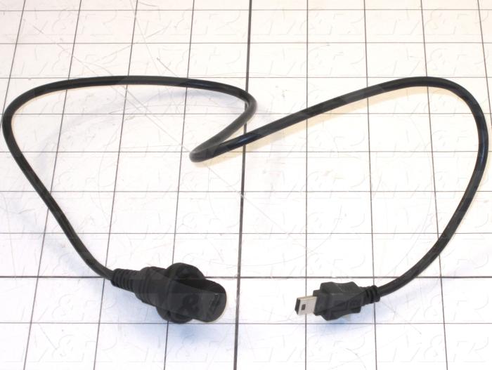 Cable Assembly, USB CABLE, 0.5M, Mini USB B5 male, Mini USB B5 female