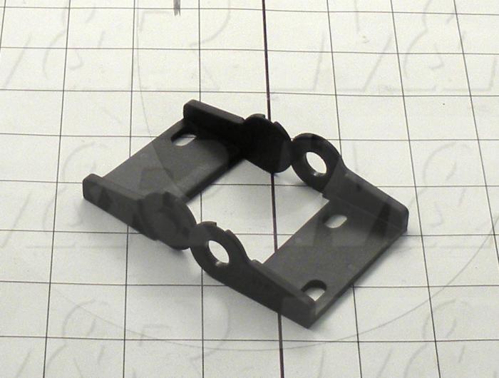 Cable Carriers & Accessories, Bracket, 2.38 in. Width, One Set-W/bore & W/Pin, Plastic Material