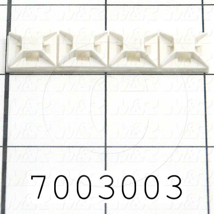 Cable Tie Mount, 4-Way, 3/4"