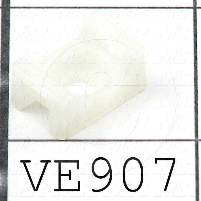 Cable Tie Mount, #8 Screw Size