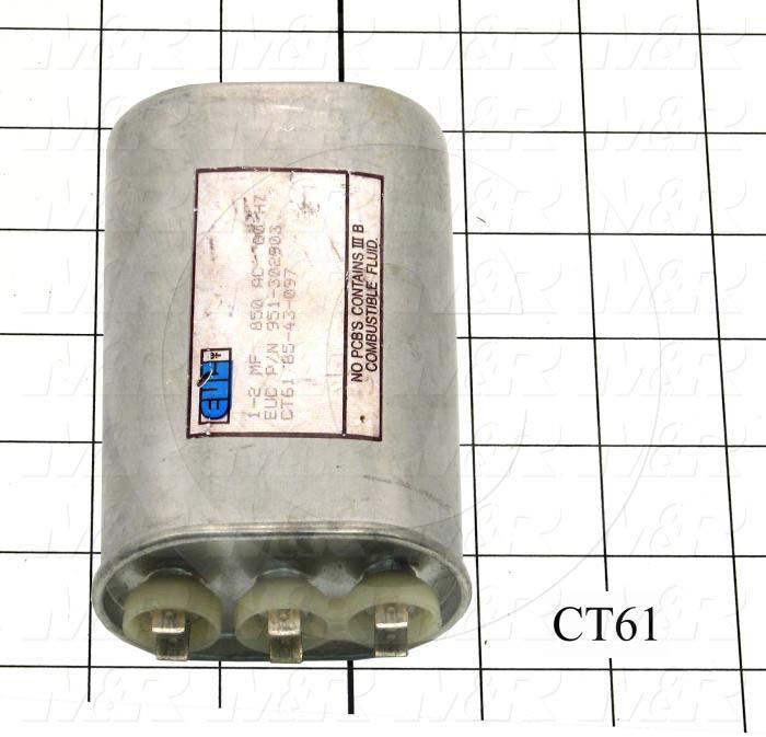 Capacitor, 1-2MFD, 850VAC