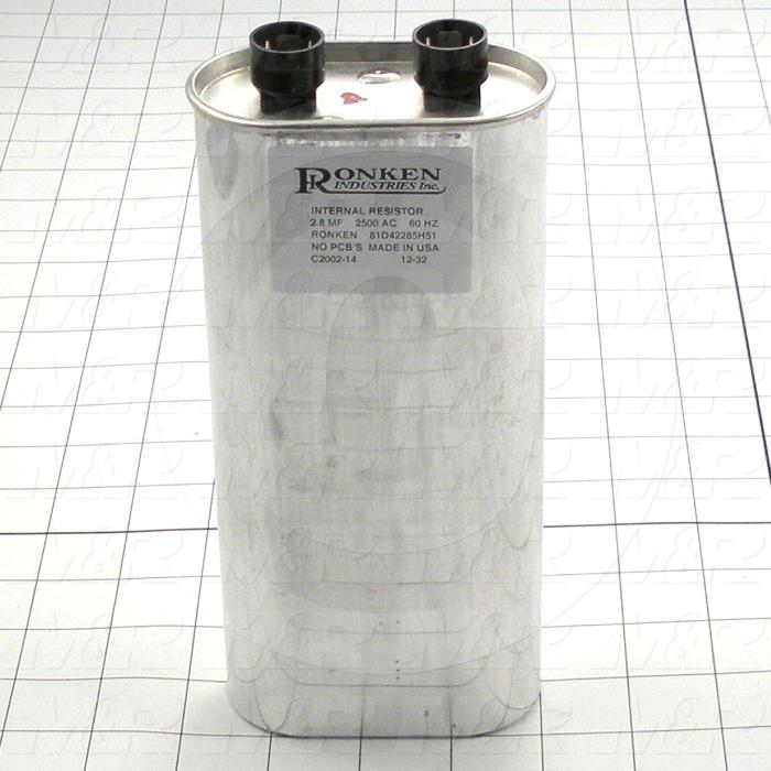 Capacitor, 2.8MFD, 2500VAC