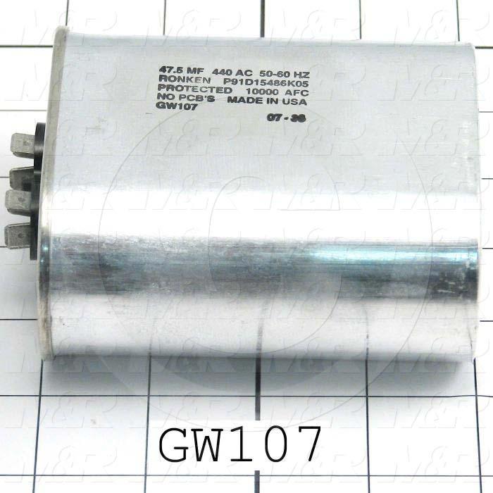 Capacitor, 47MFD, 440VAC