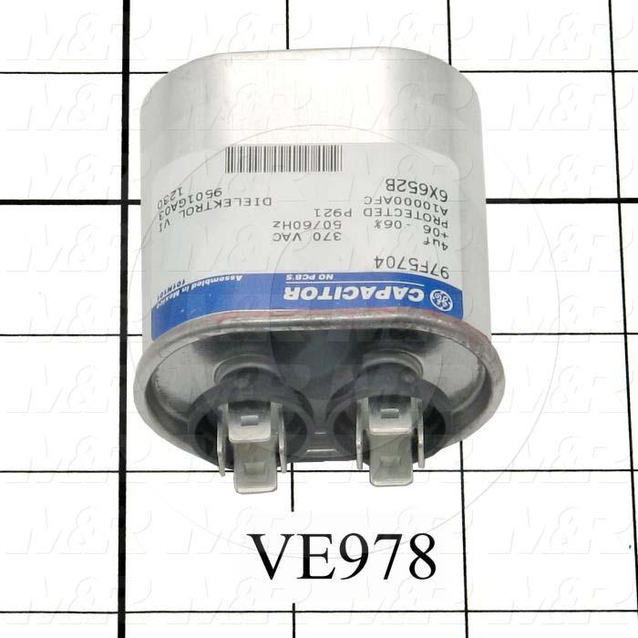 Capacitor, 4MFD, 370VAC
