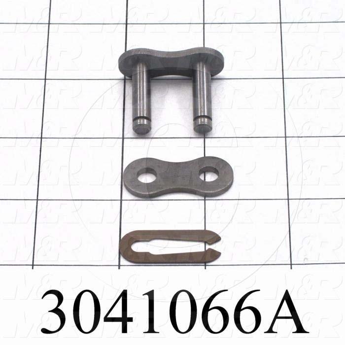 Chain Accessories, Connecting Link SF, ANSI 60 Chain Standard, Single Strand, Steel Material